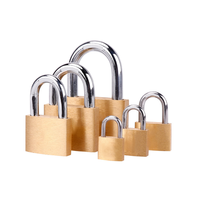 地造天成 SJ3900 60mm 单通开铜锁 挂锁 (计价单位：把) 黄色高清大图