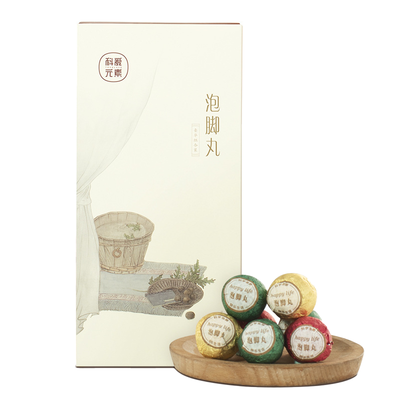 科爱元素 泡脚丸 泡脚球艾草泡脚丸老姜泡脚足浴包手脚冰冷速溶泡脚丸泡脚享受足浴