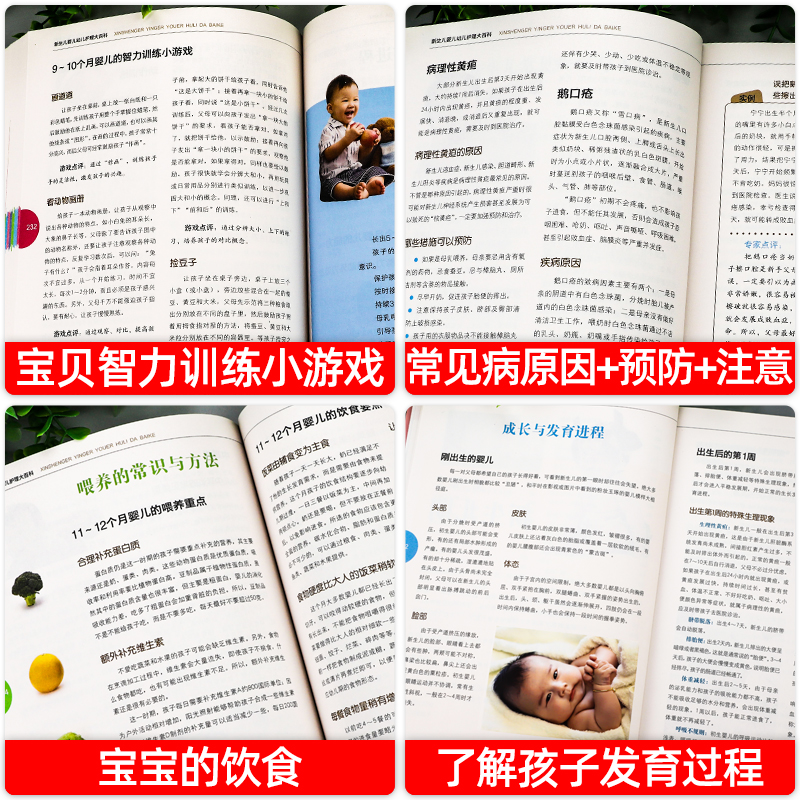 [正版]大本新生儿婴儿幼儿护理大百科 0-1-3岁婴幼儿宝宝母乳喂养护理全书新手妈妈宝宝护理大全新生儿育婴书父母早教育儿高清大图