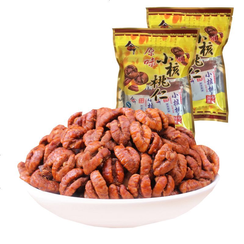新货山核桃仁临安小核桃仁净重小装原味孕妇食坚果今牌 小包装椒盐味净重400克分2袋