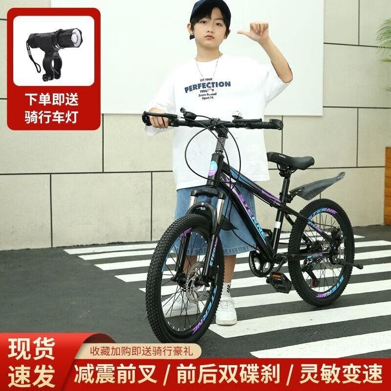 儿童山地自行车男孩女孩46811岁变速学生车高清大图
