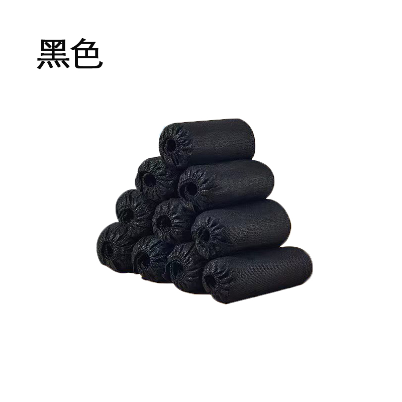 铁迅加厚防滑一次性鞋套 I83 100只/包 黑色