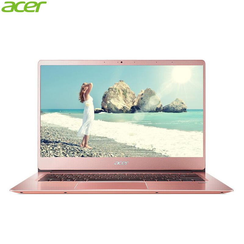 宏碁(acer)蜂鸟Swift SF114 14.1英寸超轻薄笔记本电脑(N4100 4GB 128GB固态 指纹识别 W10 高分屏 粉色)
