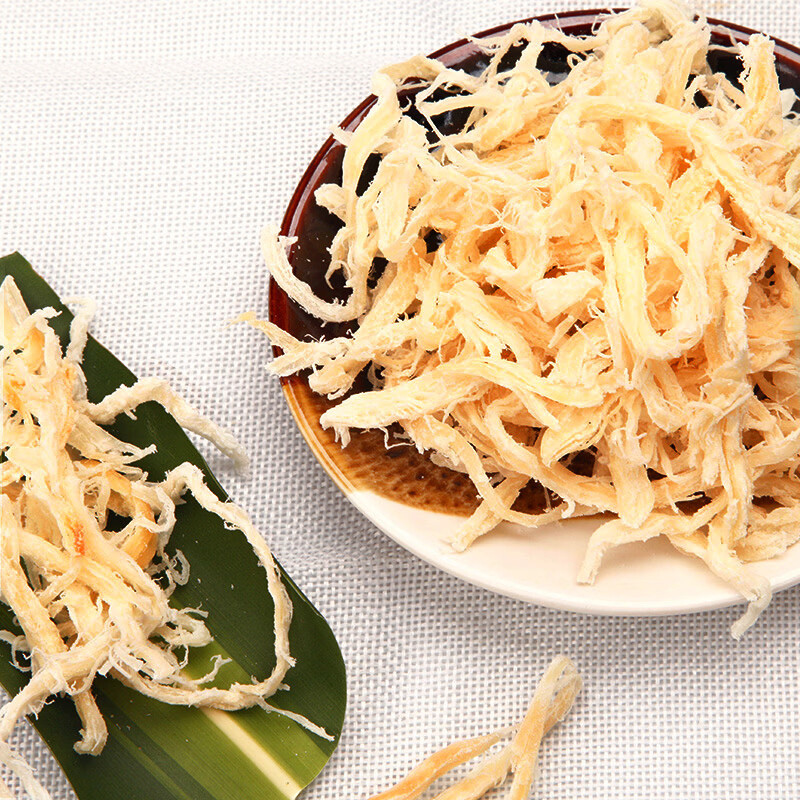 自然派鱿鱼丝即食手撕鱿鱼干须海味休闲零食小吃炭烧味70g*2袋高清大图