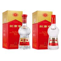 剑南春 水晶剑 浓香型白酒 52度 新剑南春500ml+（2014-2017年份随机）500ml