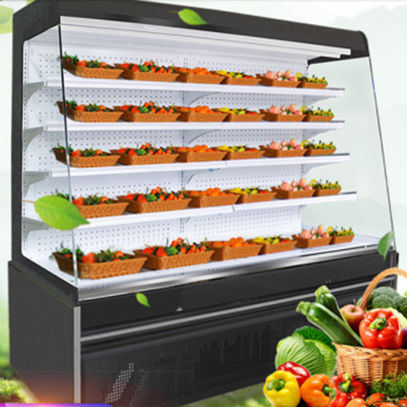 摩威尔风幕柜 商用展示柜水果饮品 风冷无霜 保鲜冷藏柜 sg-2500y