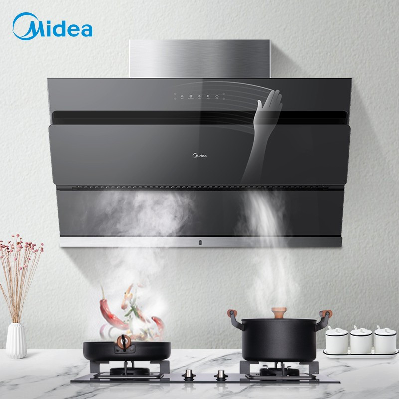美的(Midea)- CXW-280-J25 油烟机 爆炒大吸力 侧吸抽油烟20机 家用吸油烟机