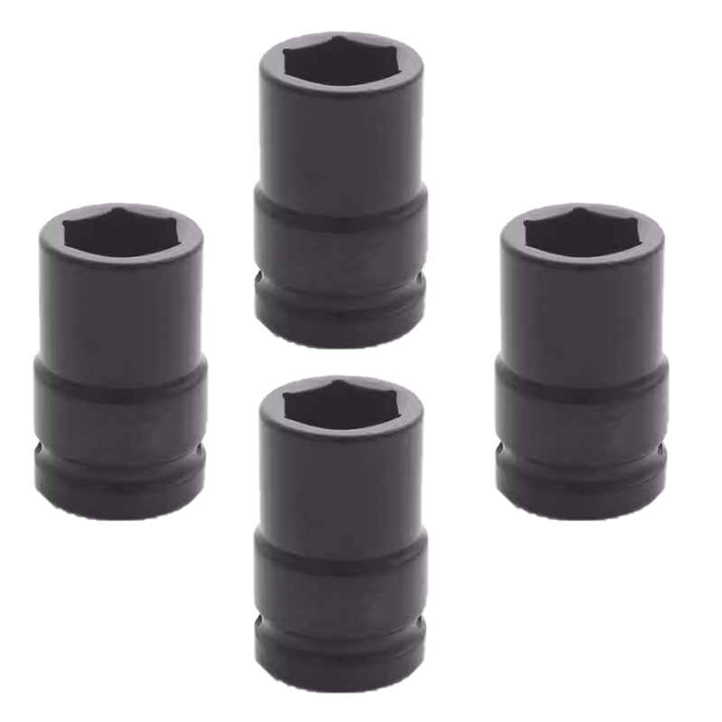 立伟铁牛重型黑色六角套筒22mm/个高清大图