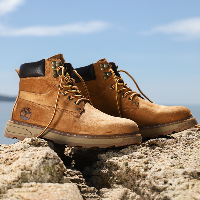 凡凯伦马丁靴男低帮英伦工装靴美式靴子鞋子皮鞋皮靴黑色防水短靴