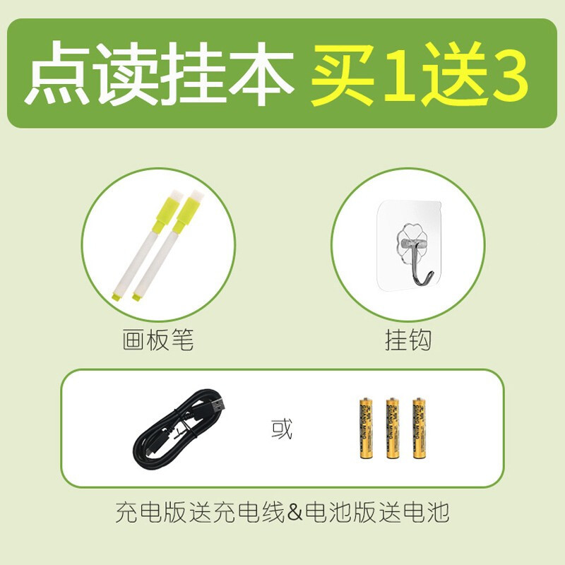 幼儿童点读书启蒙早教小孩适合1-2-3岁有声机玩具