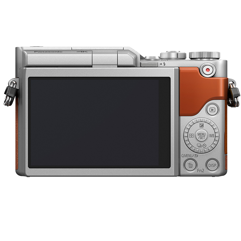 松下(Panasonic) DC-GF10X(14-42X) 微单相机 单镜头套装 翻转显示屏 桔色1600万像素