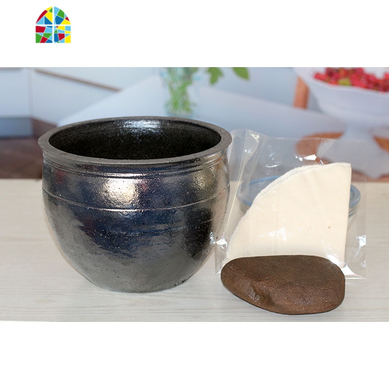 平定砂锅黑砂生豆芽锅连锅卖的豆芽锅 FENGHOU 3升+纱布+鹅卵石无盖炖锅高清大图