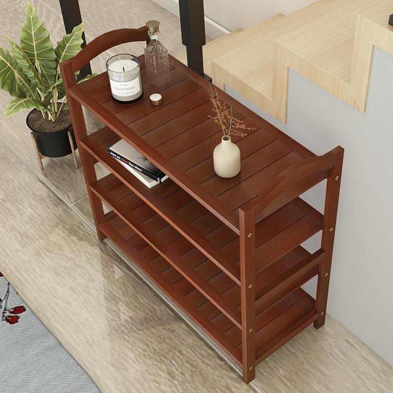 全竹鞋柜多层简易鞋架子防尘家用放口经济型实木大容量室内好看定制4