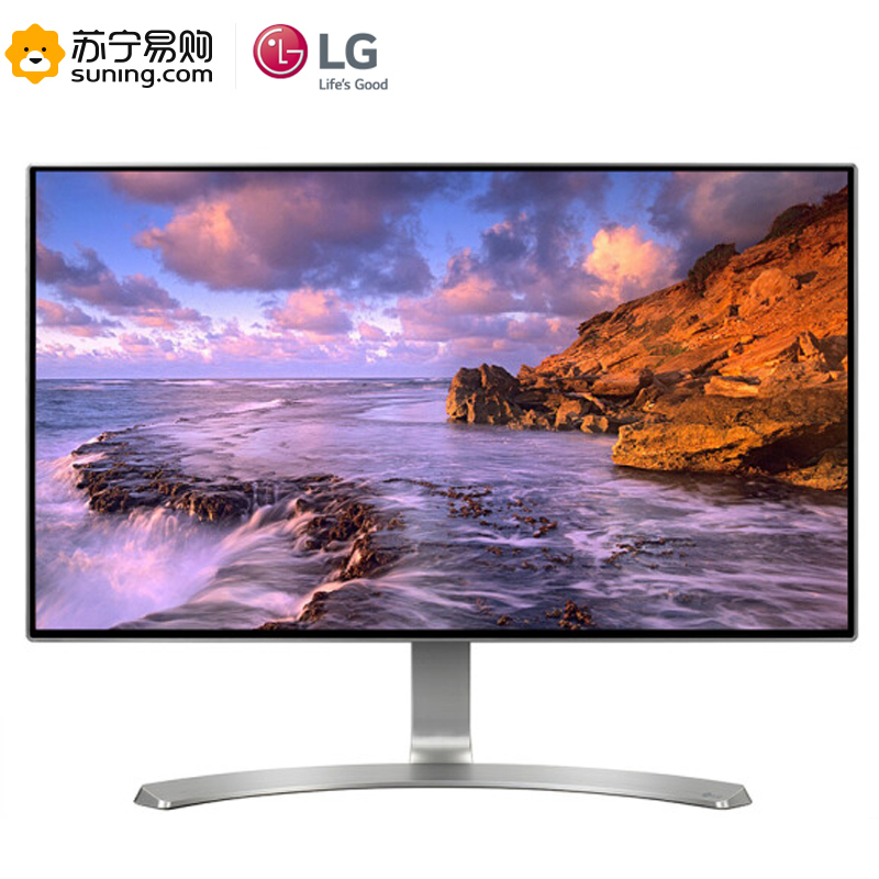 LG 24MP88HV-S 23.8英寸4边微边框sRGB99% IPS屏内置音箱低闪屏液晶