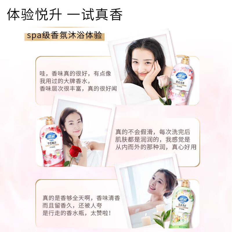 滋采香水沐浴露(芳菲茶社)1kg/瓶高清大图