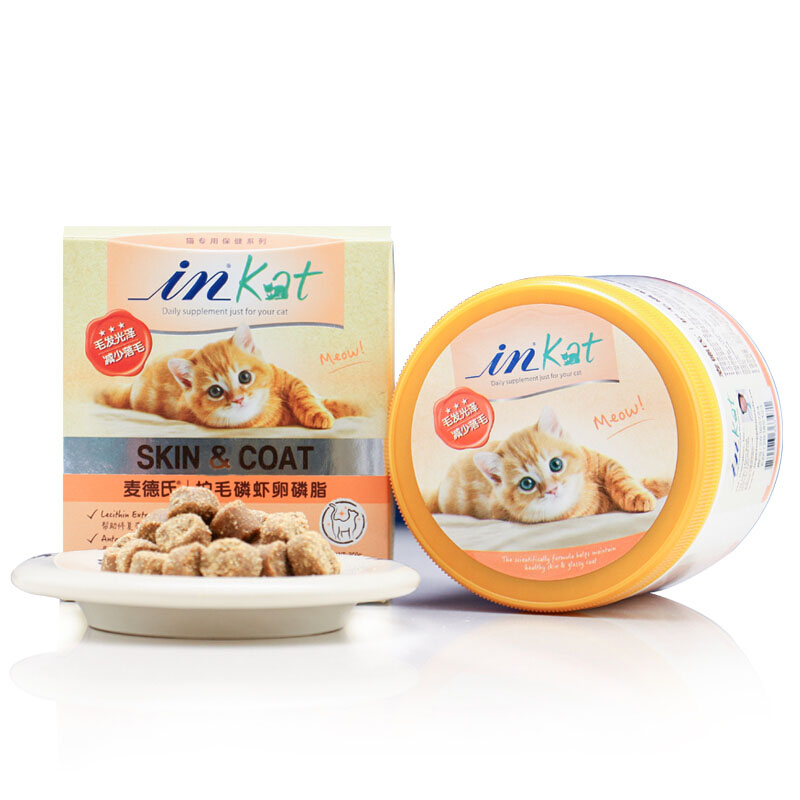 麦徳氏IN-KAT护毛磷虾卵磷脂250g猫咪护理调护肤质滋养毛囊
