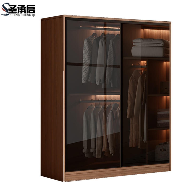 圣承启挂衣柜140cm台高清大图