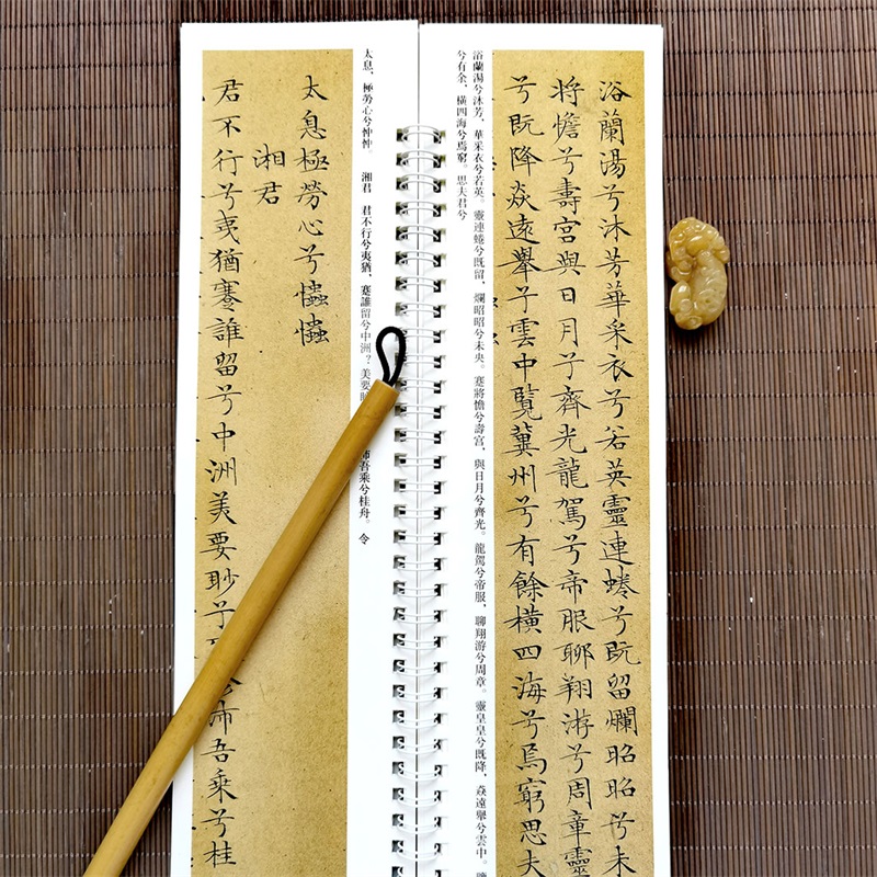[正版]文徵明小楷离骚经 近距离临摹字帖练习卡册卡页 弘蕴轩编 原碑原帖临摹毛笔字帖字卡繁体旁注 文征明小楷字卡高清大图