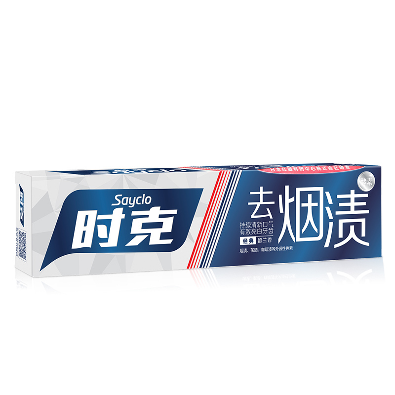 时克 亮牙白清新牙膏165g（留兰香香型）