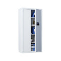 悦山钢制文件柜无斗通体保密柜全白电子密码锁900*420*1850mmYSOA3fo03DZB
