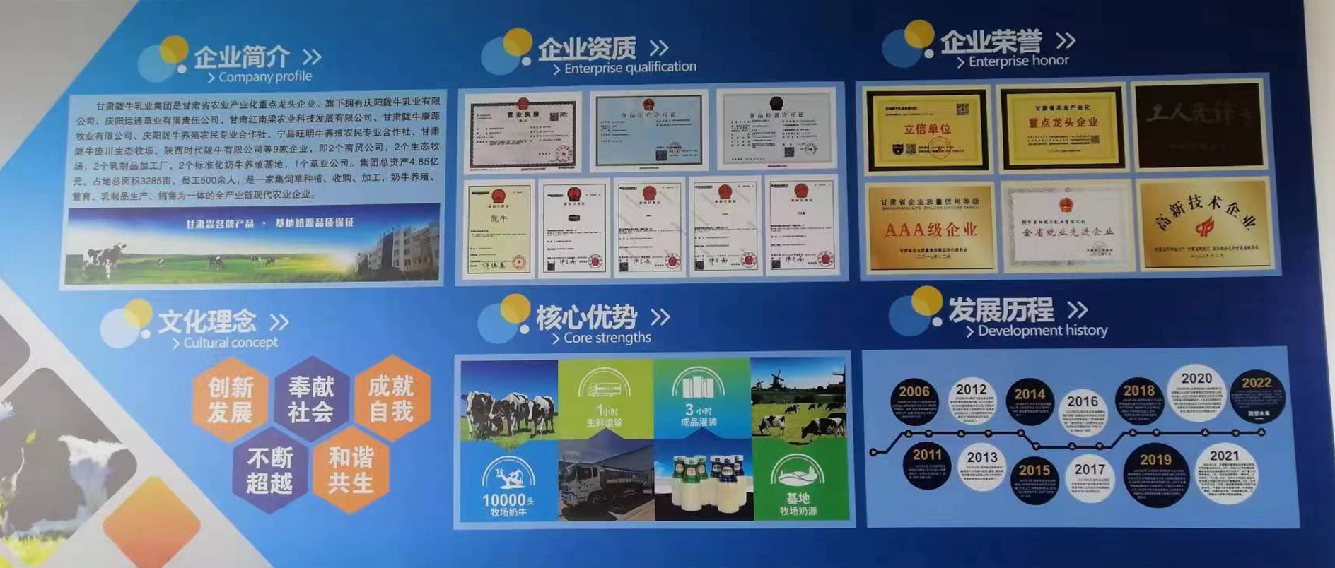 陇牛纯牛奶200ML*20盒高清大图