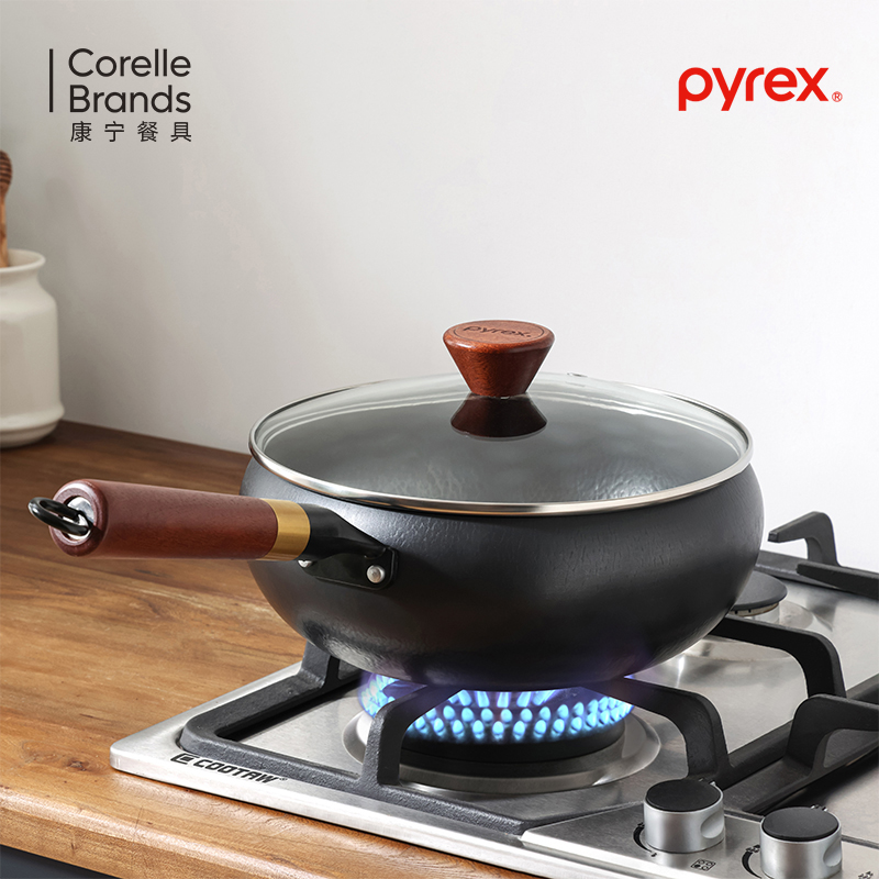 康宁餐具PYREX 锻打多用锅 24cm PX-DDTG-DYG-YZT/HP高清大图