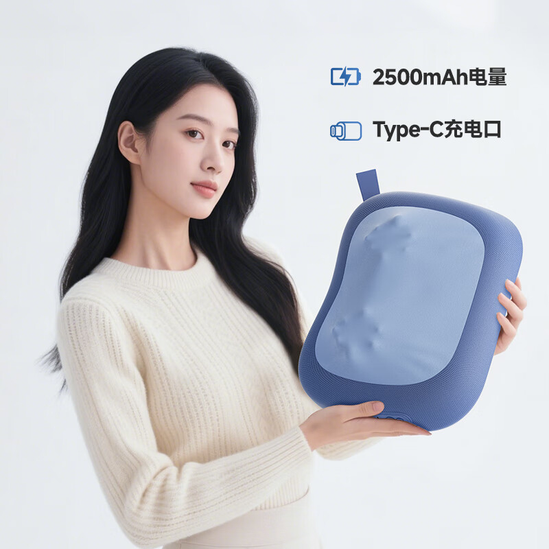 康佳按摩枕自动热敷揉捏三挡可调慢回弹记忆棉KAMZ-2501高清大图
