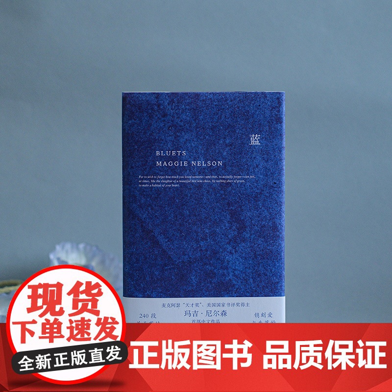 蓝 关于蓝色的240段哲思 美国国家图书奖得主玛吉 尼尔森著 翁海贞译 哲思性散文作品 外国抒情诗歌文学书籍 正版书籍高清大图