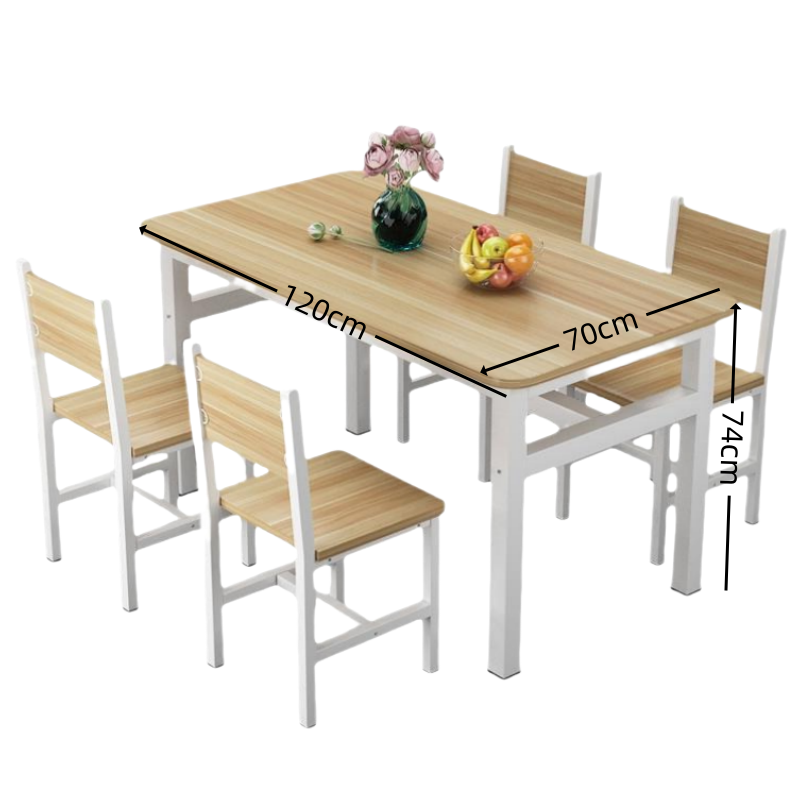 豫龙都餐桌 一桌 四 椅 套高清大图