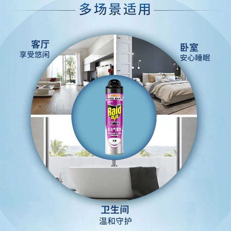 杀虫剂喷雾灭蚊喷雾600ml(无香型)高清大图