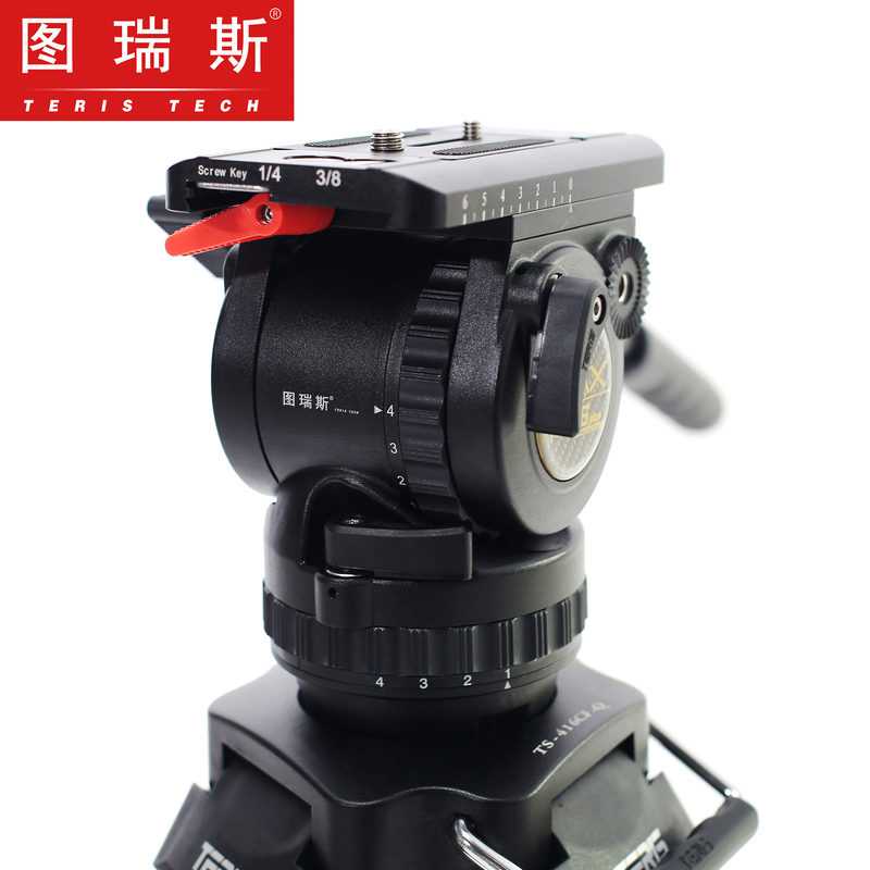 图瑞斯TS-N6T PLUS 碳纤维三脚架套装 液压阻尼动态平衡云台 N6L便携抖音直播相机支架