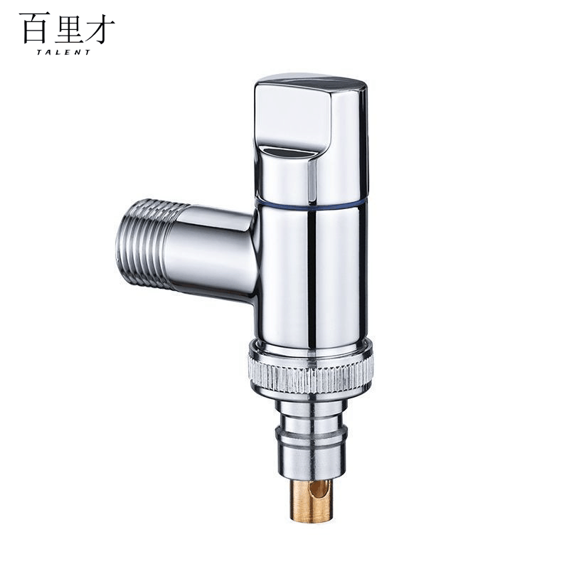 百里才 全铜电镀洗衣机脱扣自动止水龙头水嘴 4分DN15 个图片