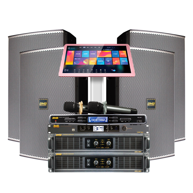 套餐5日本bmbcss8012音箱家庭ktv音响套装家用功放点歌机全套k歌设备