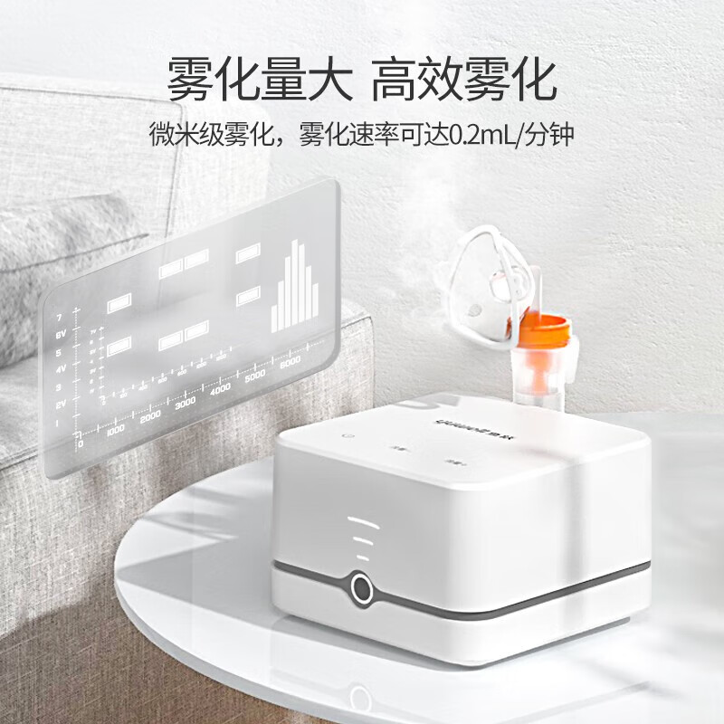 鱼跃(YUWELL)家用雾化器儿童雾化机成人医用级压缩式空气雾化器老人便携雾化仪 [雾化器405C]细分年龄 三档可调
