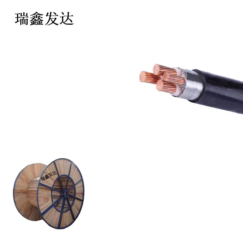 铜芯铠装电力电缆 YJV22 3*10+1*6 米高清大图