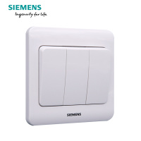 西门子(SIEMENS)开关插座 远景雅白系列三开单控5TA02311CC1