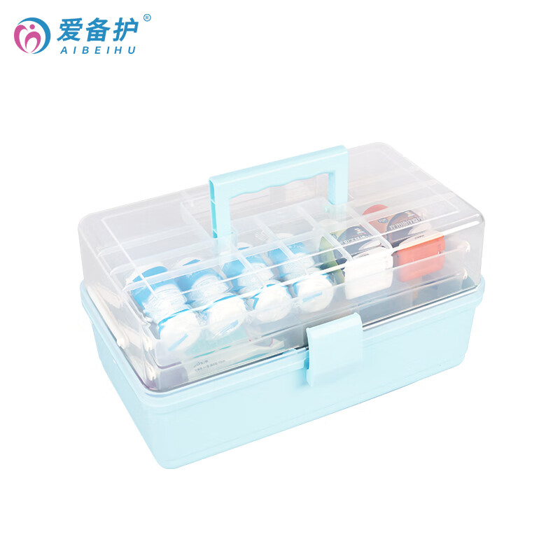 爱备护 便携急救包 家庭医疗药箱 外伤处理药品收纳 ABH-J003A高清大图