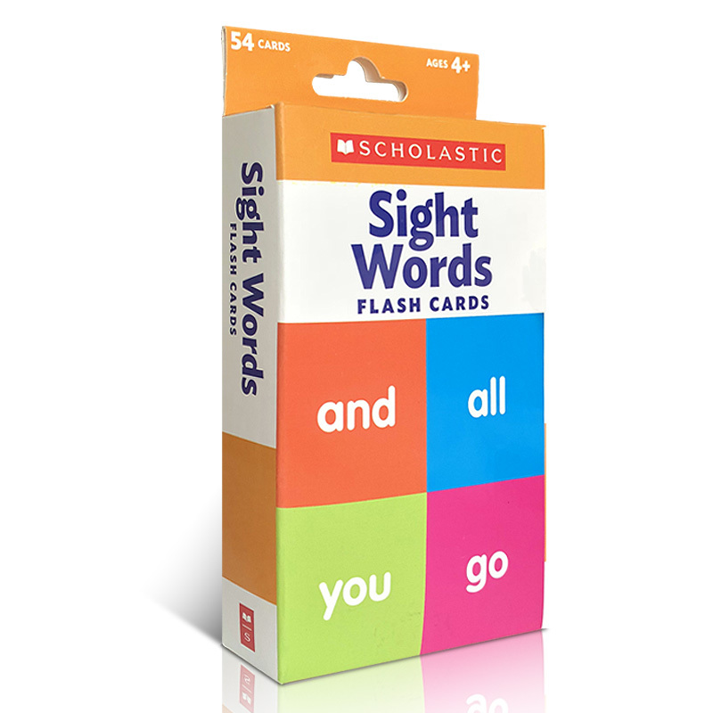 闪卡: ABC字母 [正版]英文原版 Flash Cards: Sight Words 视觉词 儿童启蒙认知卡 早教英文