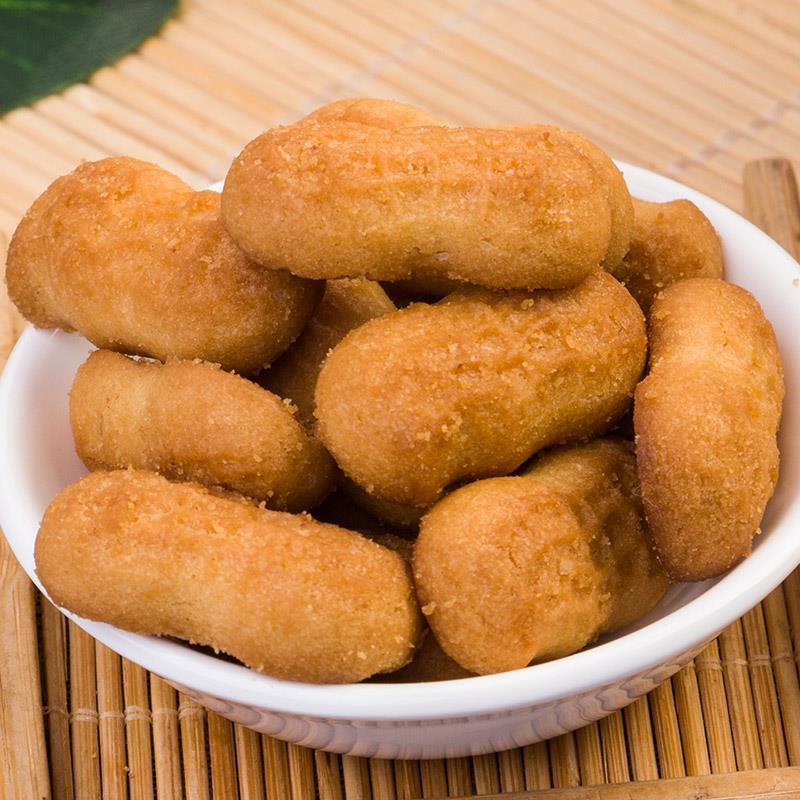 老茂生 小花生饼干 400g 早餐休闲零食小吃大包装