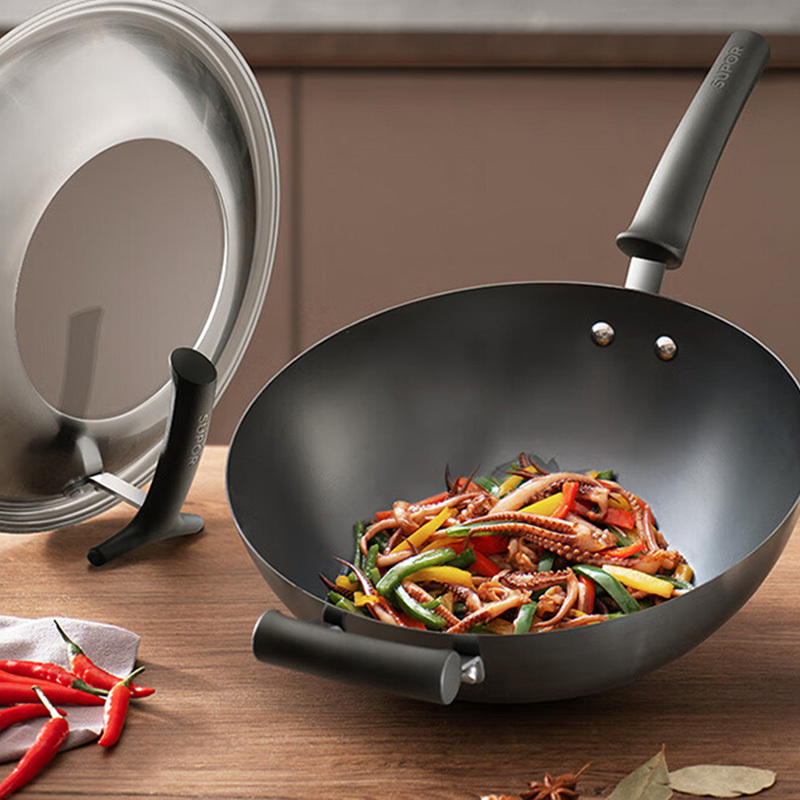 苏泊尔炒锅32cm防刮耐磨安心烹饪导热均匀防烫手柄FC32H7高清大图