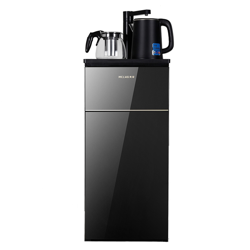美菱(meling)立式茶吧机家用全自动智能饮水机下置水桶冷热多功能桶装