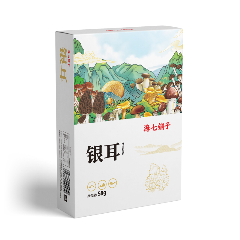 海七 银耳 58g /盒高清大图