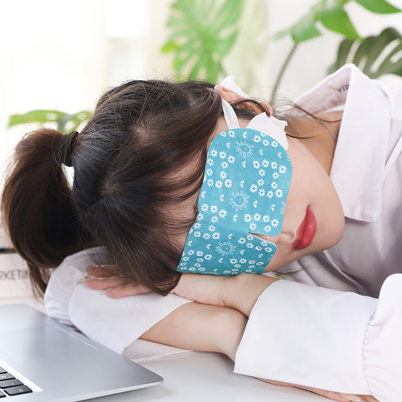 苏宁宜品亲肤绵柔无纺布长刺棉遮光睡眠舒缓疲劳蒸汽热敷护眼罩10片装