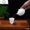 德化白瓷茶壶羊脂玉白瓷西施壶家用泡茶器 单壶 大号功夫茶具球孔 封后 龙凤西施壶一亚光素烧
