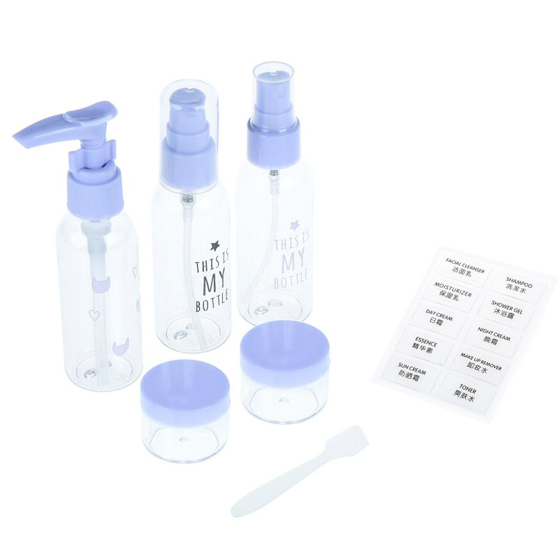 家柏饰(CORATED)喷雾瓶分装瓶套装乳液真空瓶按压式装化妆肤水小喷壶喷瓶高清大图