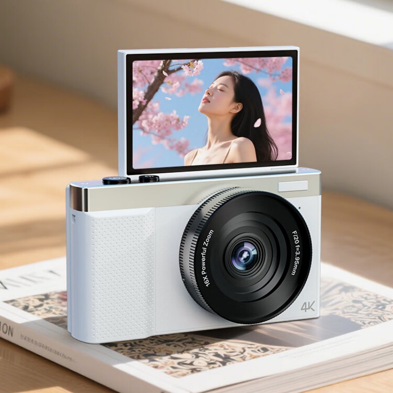 纽曼(Newsmy)数码相机学生党ccd平替翻转屏自拍高清美颜滤镜N8-64G