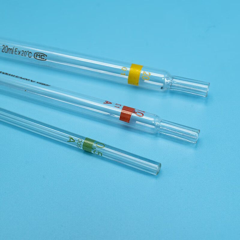 冰禹AB40231玻璃刻度吸管滴管长吸管具环标吸管刻度吸量管移液管5ML(非A级)