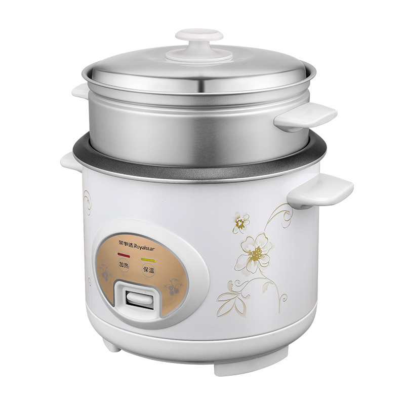 荣事达(Royalstar)电饭煲RZ-609C电饭锅家用小型传统老式直身锅6L不粘内胆高蒸笼