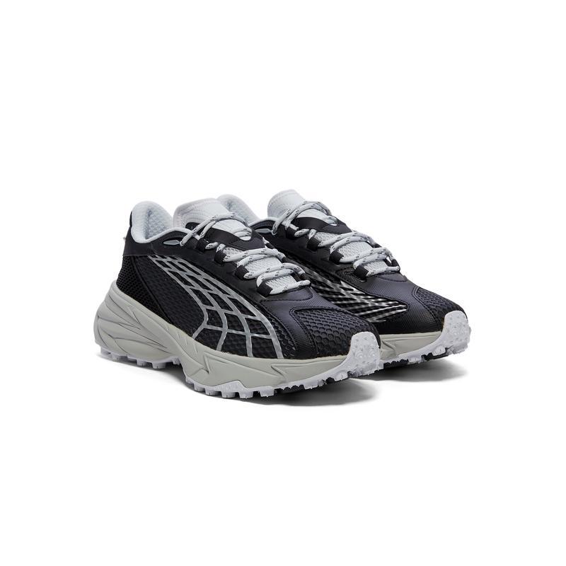 彪马(Puma)Puma男士黑银配色休闲板鞋轻便舒适百搭运动鞋