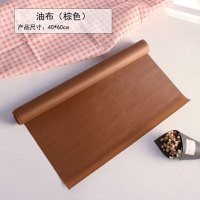 大号油布棕色/米色--烘焙油布反复用烤盘布蛋糕布烤箱用油纸工具创意简约生活日用品